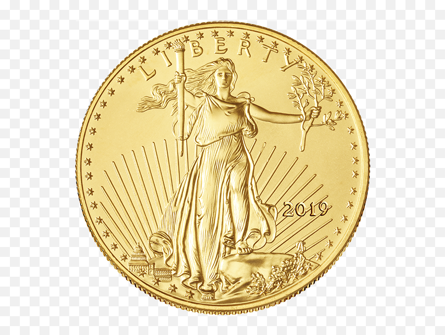 Download Golden Eagle Png Image - American Eagle Gold Coin,Golden Eagle Png