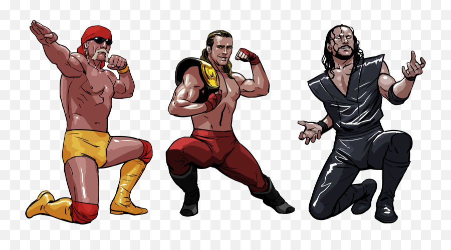 Download Hulk Hogan Shawn Michaels - Shawn Michaels Illustration Png,The Undertaker Png