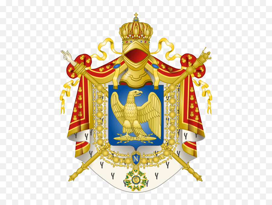 Imperial Coat Of Arms The French First Empire 1804 - 1815 Coat Of Arms Netherlands Png,Crest Png