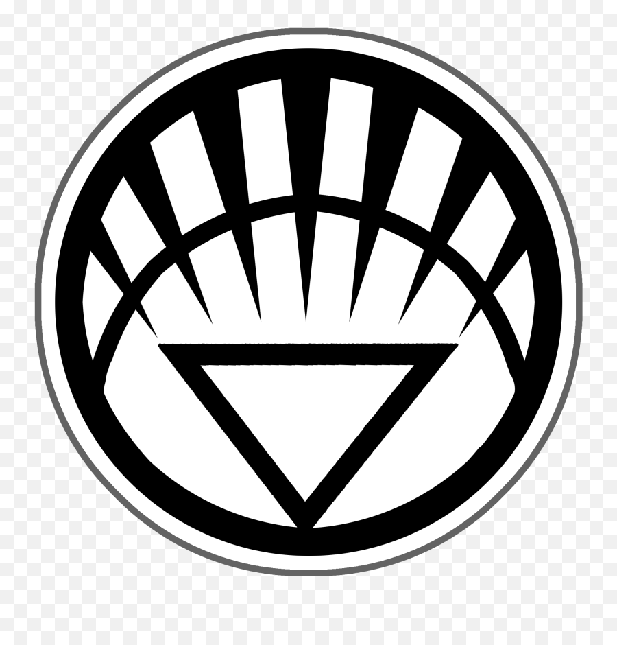 Black Lantern Superman Symbol - White Lantern Logo Png,Superman Logo Black And White