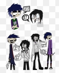 Jeffy Transparent Coloring Page - Anime Johnny The Homicidal Maniac Png,Jeffy Png
