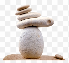 Stone Zen White - Zen Rocks Zen Transparent Background Png,Pebbles Png
