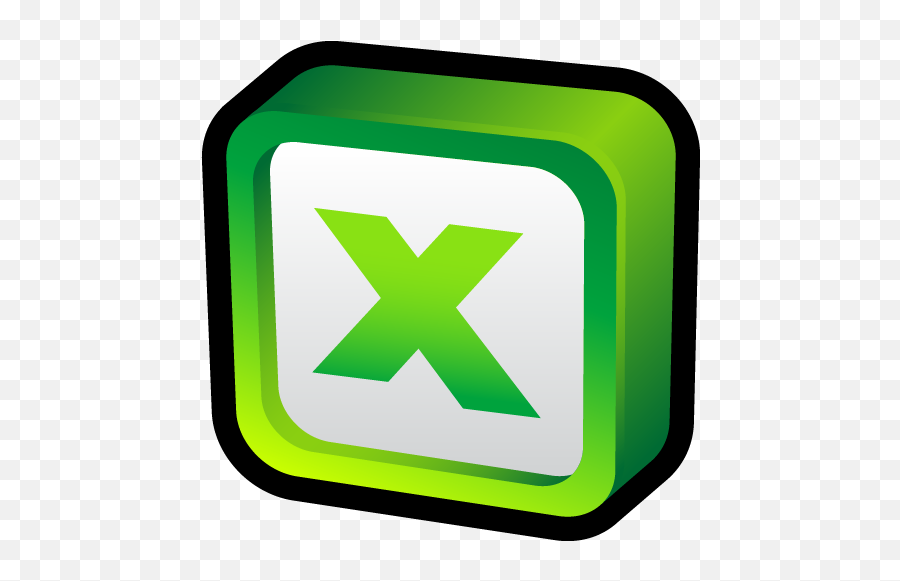 Microsoft Excel Icon Free Download As - Excel Logo 3d Png,Excel Icon Png