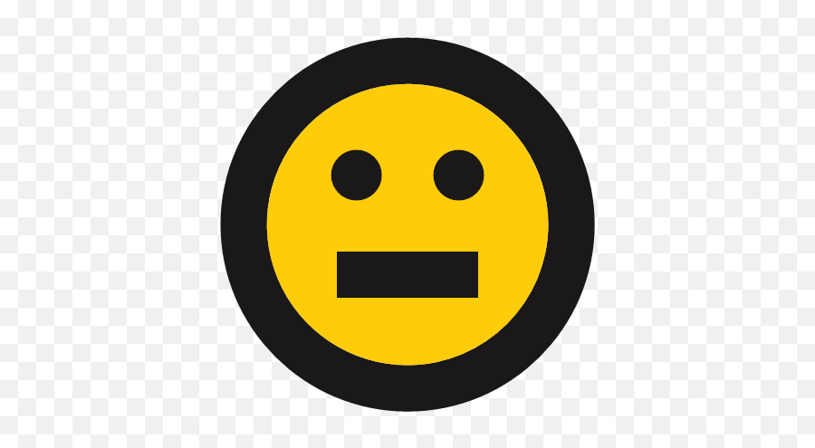 Emoji Emoticon Indecision No Expression Png