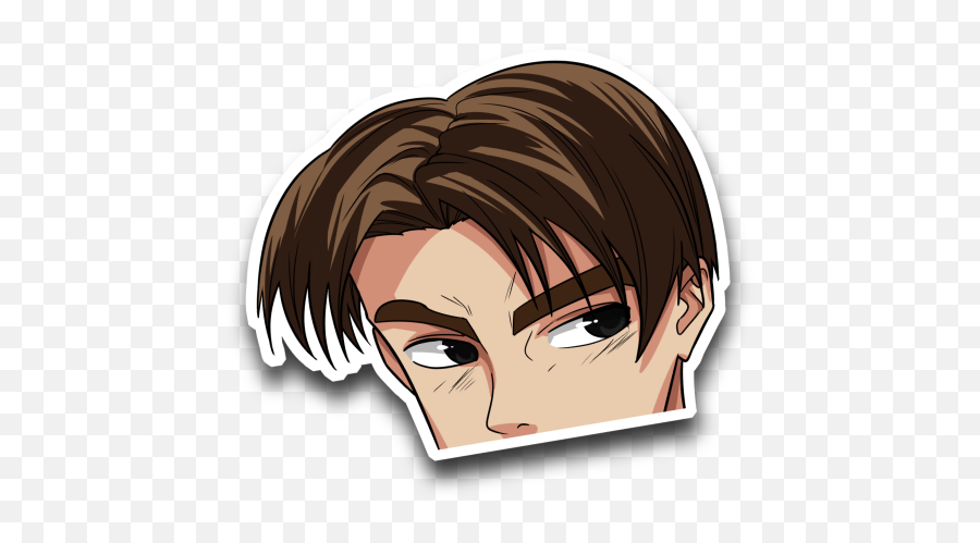 Takumi Peeking Sticker Initial D - Initial D Peeker Sticker Png,Initial D Png