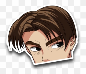Takumi Peeking Sticker Initial D - Initial D Peeker Sticker Png,Initial D Png