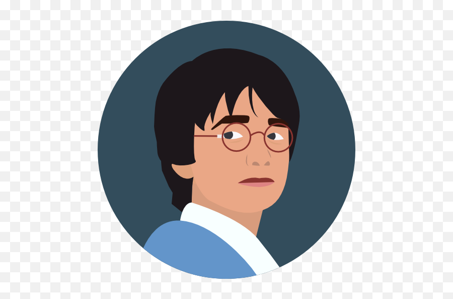 Harry Potter - Free User Icons Png,Harry Potter Glasses Png