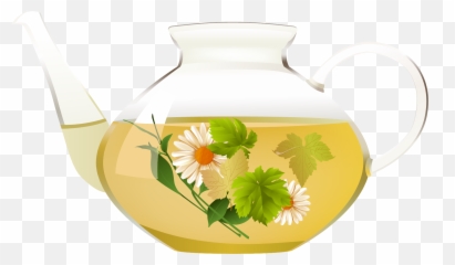 Chrysanthemum Tea Coffee Green Clip Art - Teapot And Cup Pot Cups Png
