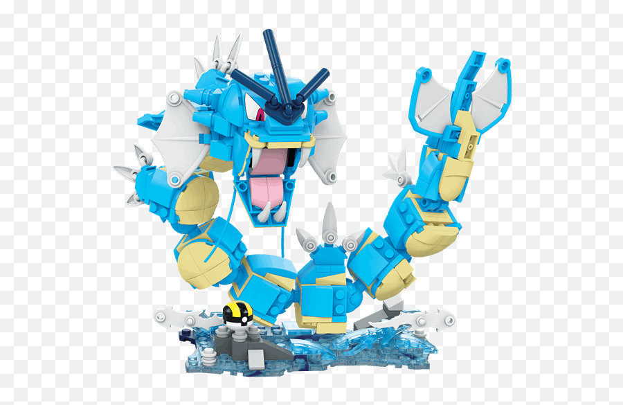 Mega Pikachu Gyarados Brands - Lego Gyarados Pokemon Set Png,Gyarados Png