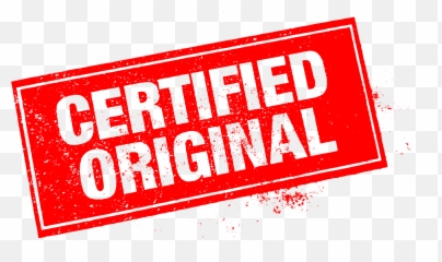 Certified Original Stamp - Label Png,Certified Png