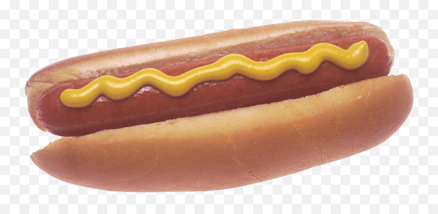 Hot Dog With Mustard - Difference Between Sausage And Frankfurter Png,Bun Png
