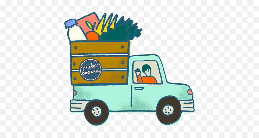 Png Mikes - Food Delivery Truck Clipart,Delivery Truck Png