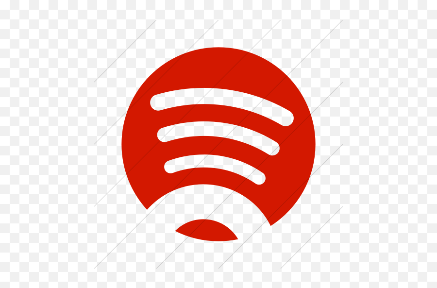 Spotify Png Icon - Red Spotify Logo Png,Spotify Logo Png