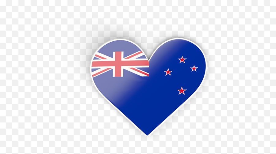 Heart Sticker Illustration Of Flag New Zealand - New Zealand Flag Svg Png,New Zealand Flag Png