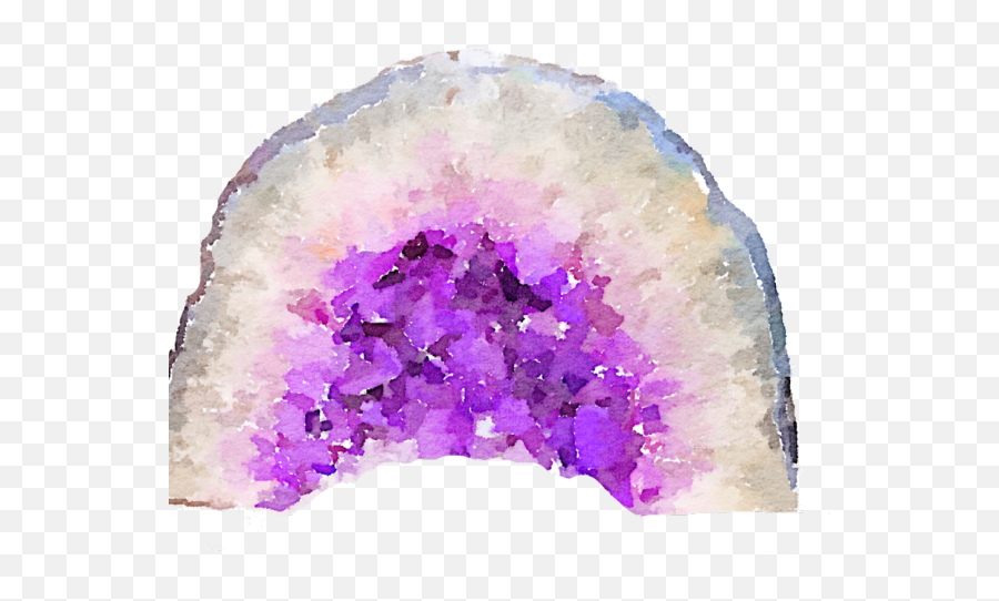 Crystals Clipart Geode - Geode Png Transparent Cartoon Geode Png,Crystals Png