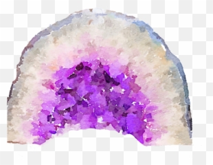 Crystals Clipart Geode - Geode Png Transparent Cartoon Geode Png,Crystals Png