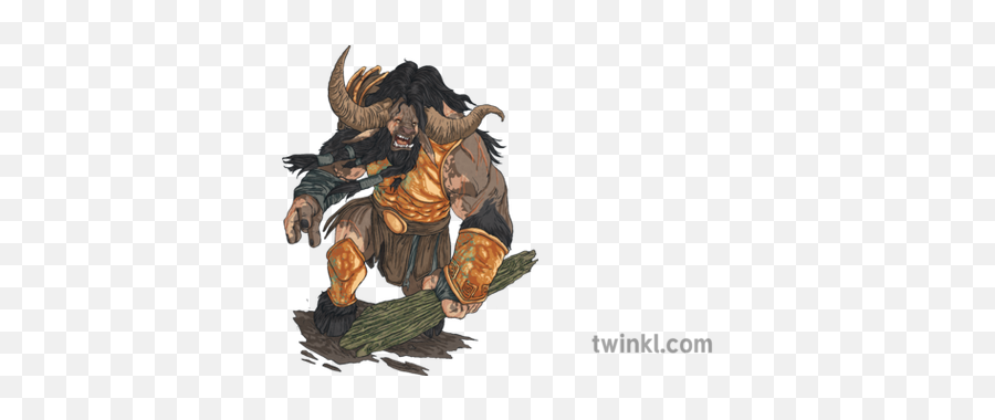 Minotaur Creature Man Bull Greece Greek Mythology Mps Ks2 - Demon Png,Minotaur Png