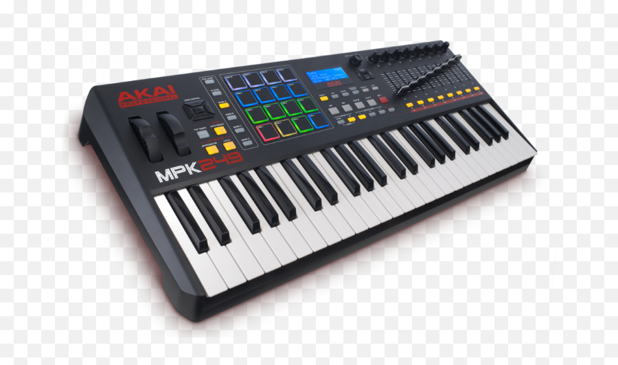 Mpk249 Performance Keyboard Controller By Akai Professional - Akai Professional Mpk 249 Png,Keyboard Transparent Background