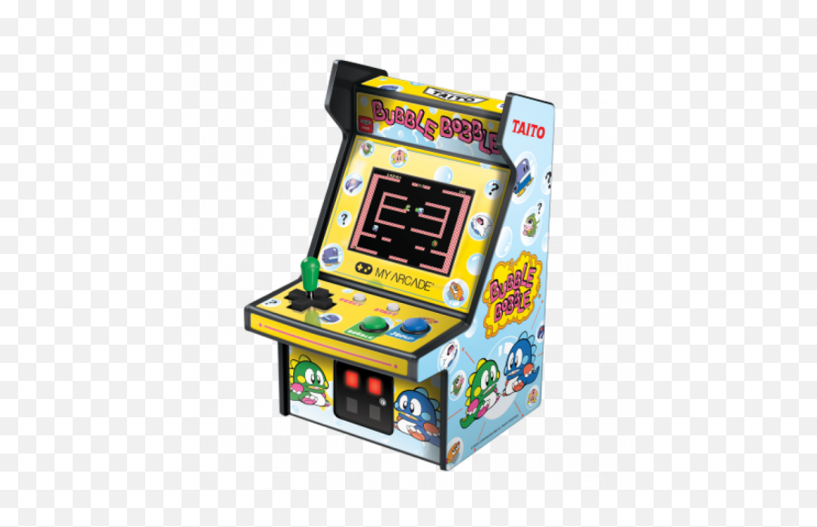 Mini Retro Arcade Machine Micro Player Bubble Bobble - Bubble Bobble Arcade Machine Png,Arcade Machine Png