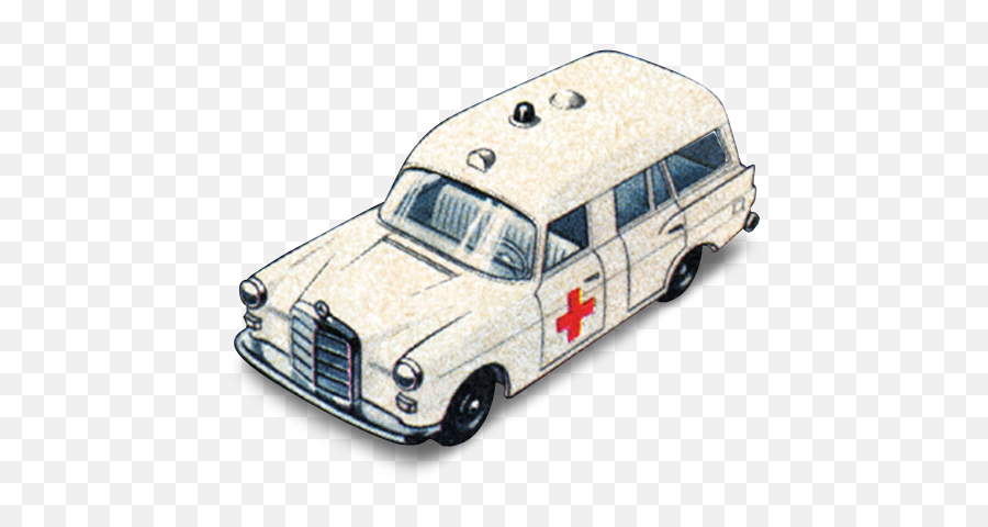 Mercedes Benz Ambulance Icon - 1960s Matchbox Cars Icons Old Ambulance Icon Png,Ambulance Png