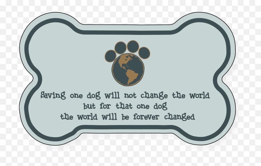 Download Saving One Dog Bone Magnet - Dog Lovers Gift Large Language Png,Dog Bone Png
