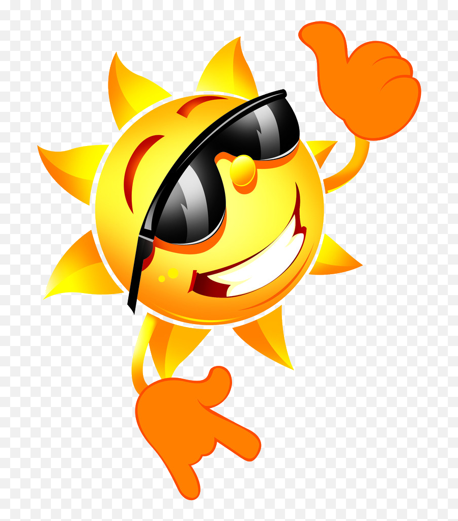 Download With Sun Sunglasses Cartoon Free Transparent Image Png