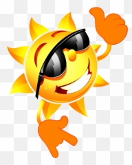 Download With Sun Sunglasses Cartoon Free Transparent Image Png