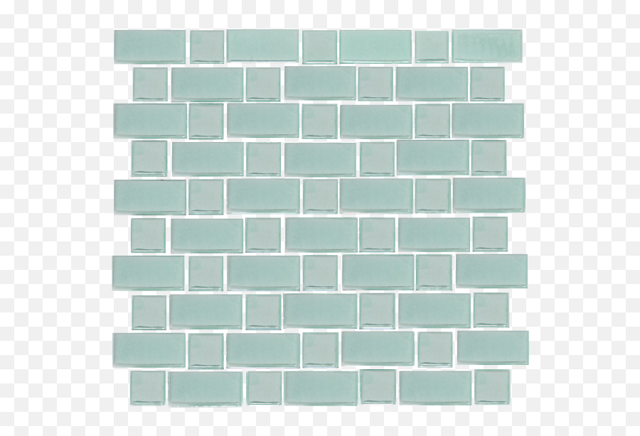 Sky Blue Glow In The Dark Recycled Glass Tile - Mosaic Tile Grey Cream Png,Blue Glow Png