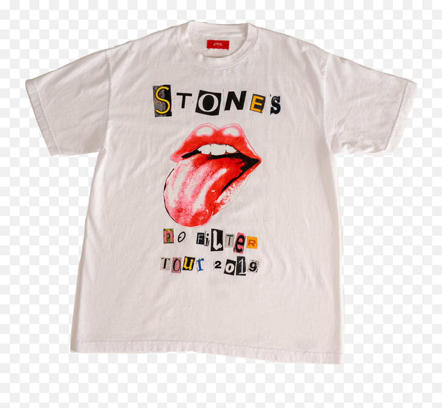 Stones X Midnight Studios T - Shirt Short Sleeve Png,Rolling Stone Logo Transparent
