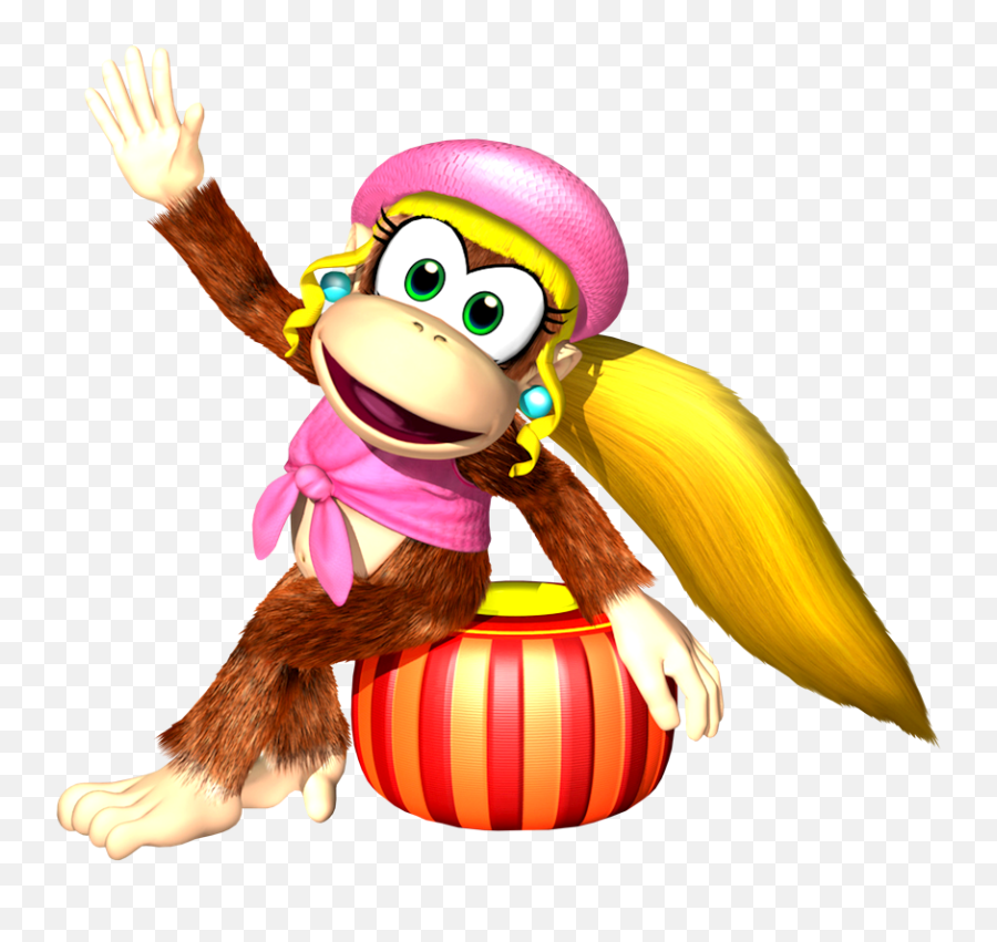 Dk Vine - Donkey Kong Country Tropical Freeze Dixie Kong Png,Donkey Kong Transparent