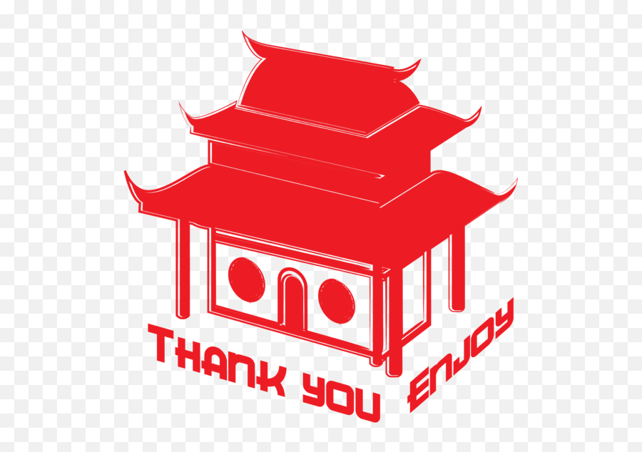 Chinese Take Out Design Thank You Enjoy Iphone X Case - Chinese Architecture Png,Thank You Transparent Png