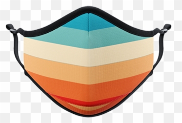 Rainbow Face Mask Child - Kids Transparent png