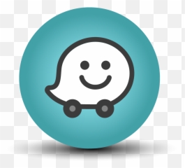 Waze Png Logo - Logo De Waze Png,Waze Logo