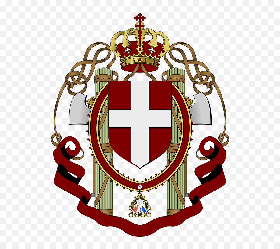 Crest Crown Church - Kingdom Of Italy Coat Of Arms Png,Coat Of Arms Template Png