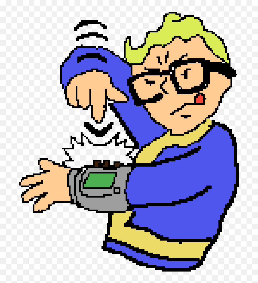 Pixilart - Fictional Character Png,Vault Boy Thumbs Up Png