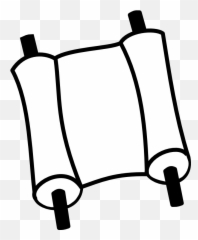 Download Holy Bible Clipart - Torah Scroll Coloring Page Png Clipart Torah,Torah Png