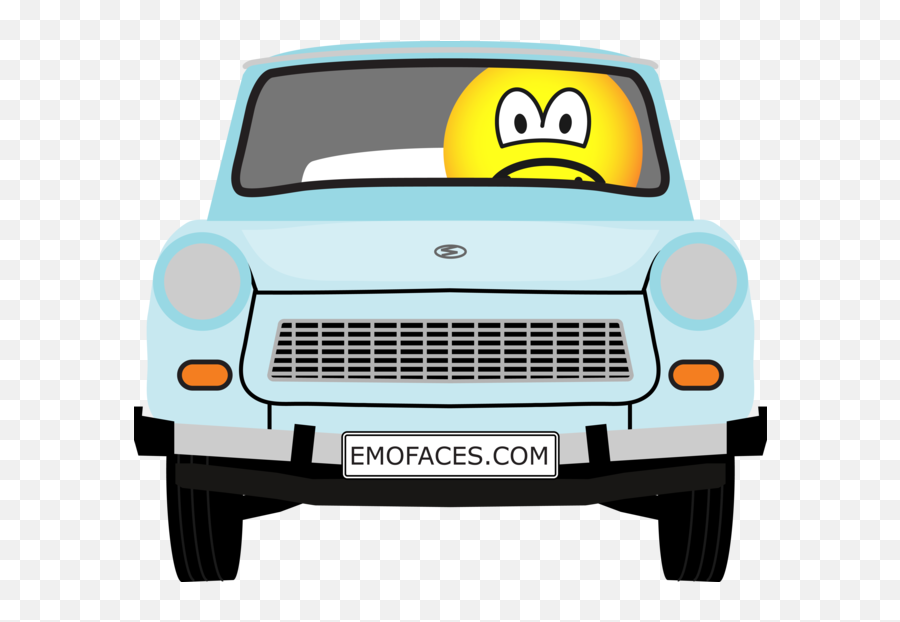 Trabant Emoticon Emoticons Emofacescom - Emoticons Auto Png,Track Buddy Icon