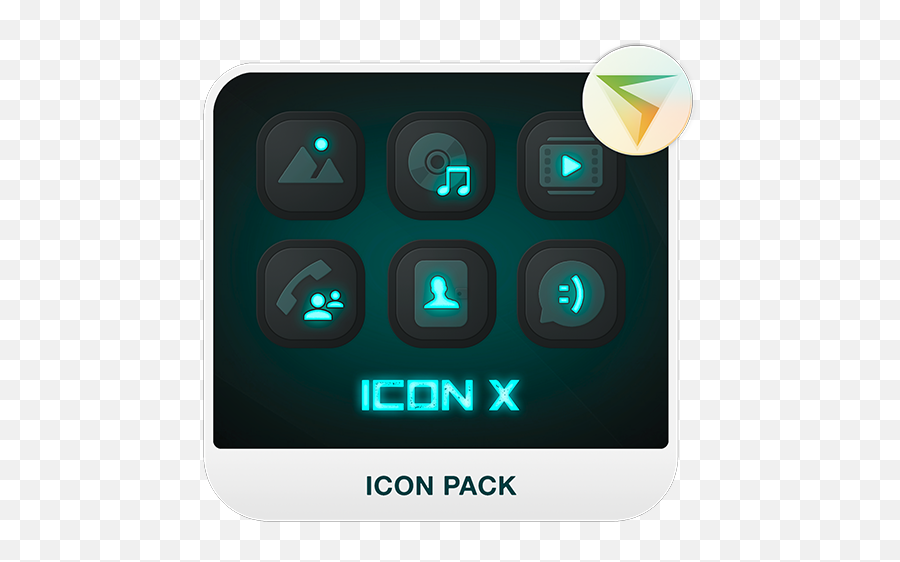 Icon aqua 3. Icon Pack Android.