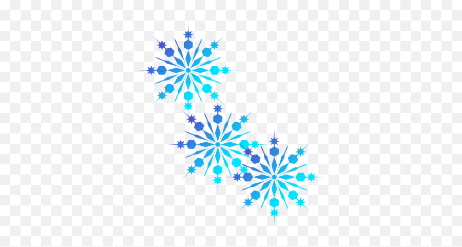 Snowflake Border Png 1 Image - Transparent Background Snowflakes Clipart,Snowflake Frame Png