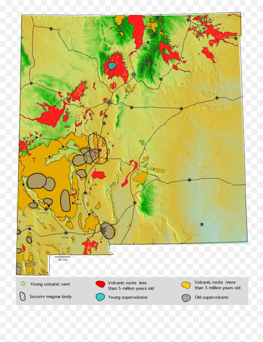 The Volcanoes Of New Mexico Museum Natural - Volcanes En New Mexico Png,Mexico Map Icon