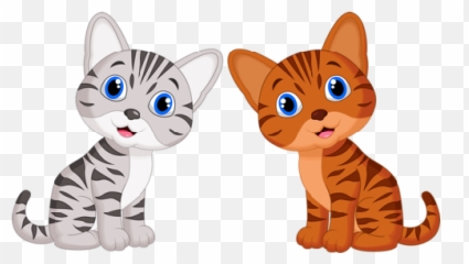 Transparent Background Kitten Clipart - Cat Cartoon png