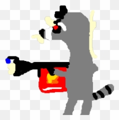 Download Hd Gun Clipart Flamethrower - Cartoon Transparent Cartoon Png,Cartoon Gun Png