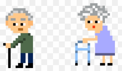 Old People Pixel Art Maker - People Png