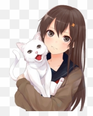 Anime Girl Free Png Transparent Image - Clipart