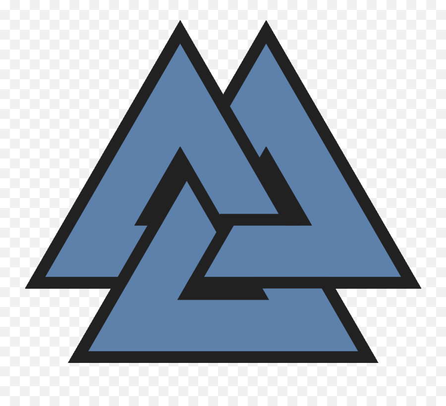 Old Symbol Norse Triquetra Odin Valknut - Valknut Png,Triquetra Png