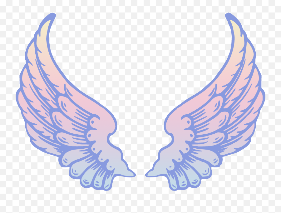 Halo Vector Cute Angel - Angels Wings Clipart Png,Angel Halo Transparent Background