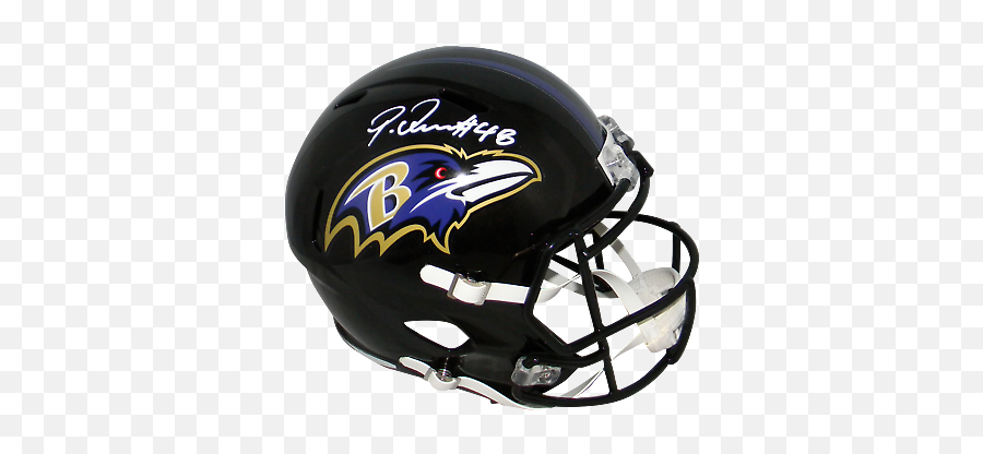 Patrick Queen Autographed Signed Baltimore Ravens Full Size Speed Helmet Beckett Ebay - Troy Polamalu Signed Png,Riddell Speed Icon Helmet