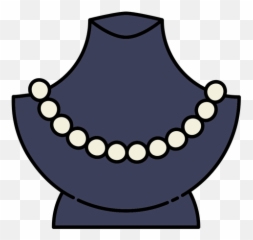 Pearl Necklace Graphics To Download - Gold Necklace Design Diamond png
