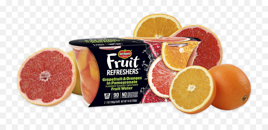 Fruit Refreshers Grapefruit U0026 Oranges In Pomegranate - Grapefruit Png,Pomegranate Transparent