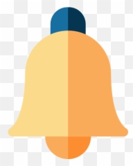 Youtube Bell Icon Notification Yellow Button Transparent - Ghanta png